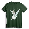 Disney Tinker Bell Sitting T-Shirt Tee - Official Disney Merchandise for Men, Women, Boys, and Girls