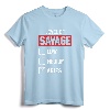 Level Of Savage Low Medium Aries Shirt - Novelty Humor T-Shirt for Zodiac Sign Enthusiasts