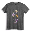 Disney Peter Pan Tinker Bell Floral Sketch Portrait T-Shirt - Officially Licensed Disney Apparel for Women, Men, Youth, Toddlers - Vintage Neverland Tee