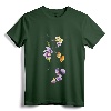 Disney Peter Pan Tinker Bell Floral Sketch Portrait T-Shirt - Officially Licensed Disney Apparel for Women, Men, Youth, Toddlers - Vintage Neverland Tee
