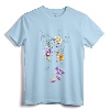 Disney Peter Pan Tinker Bell Floral Sketch Portrait T-Shirt - Officially Licensed Disney Apparel for Women, Men, Youth, Toddlers - Vintage Neverland Tee