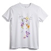Disney Peter Pan Tinker Bell Floral Sketch Portrait T-Shirt - Officially Licensed Disney Apparel for Women, Men, Youth, Toddlers - Vintage Neverland Tee