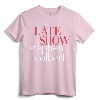 Official The Late Show with Stephen Colbert Classic Logo T-Shirt - Lightweight, Double-Needle Sleeve, Classic Fit Apparel