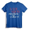 Official The Late Show with Stephen Colbert Classic Logo T-Shirt - Lightweight, Double-Needle Sleeve, Classic Fit Apparel