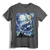 Disney Peter Pan Tinker Bell Starry Night Portrait T-Shirt - Officially Licensed Classic Fit Tee for Disney Fans