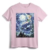 Disney Peter Pan Tinker Bell Starry Night Portrait T-Shirt - Officially Licensed Classic Fit Tee for Disney Fans