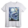 Disney Peter Pan Tinker Bell Starry Night Portrait T-Shirt - Officially Licensed Classic Fit Tee for Disney Fans