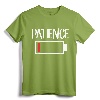 Low Patience Shirt Low Battery Patience T-Shirt - Funny Parenting Tee for Moms and Dads, Perfect Mother's Day or Father's Day Gift