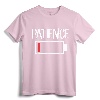 Low Patience Shirt Low Battery Patience T-Shirt - Funny Parenting Tee for Moms and Dads, Perfect Mother's Day or Father's Day Gift