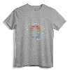 Alexandria Virginia VA Vintage Graphic Retro 70s T-Shirt - Retro Sunset Pine Trees Design Tee for Hometown Pride