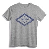 Distressed Diamond and Stars Arkansas State Flag T-Shirt - Patriotic Lightweight Tee for Men and Women