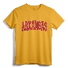 ARKANSAS USA STATE AR Varsity Style Vintage Sports T-Shirt - Retro Family Travel Apparel for Men, Women, and Kids