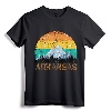 Sunset Arkansas AR Souvenir Love Vintage State Outfit T-Shirt - Retro Distressed Outdoor Lover Tee for Camping, Hiking, and Travel