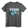 Gender Reveal Team Boy Burnouts Baby Shower Party Gift Idea T-Shirt - Racing Theme Gender Reveal Apparel for Men, Women, and Kids