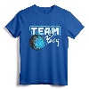 Gender Reveal Team Boy Burnouts Baby Shower Party Gift Idea T-Shirt - Racing Theme Gender Reveal Apparel for Men, Women, and Kids