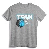 Gender Reveal Team Boy Burnouts Baby Shower Party Gift Idea T-Shirt - Racing Theme Gender Reveal Apparel for Men, Women, and Kids