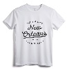 Classic Retro Vintage New Orleans Louisiana Casual Big Easy T-Shirt - Distressed Design for Fans of The Big Easy and Louisiana Culture