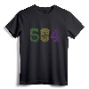 Mardi Gras 504 T Shirt Nola New Orleans Louisiana LA 2019 - Vintage Fleur de Lis Mardi Gras Tee for Festivals and Souvenirs