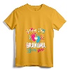 Women's Pink Or Blue Grandma Loves You Gender Reveal Baby Shower V-Neck T-Shirt - Supportive Grandma-to-Be Apparel for Gender Reveal Party and Pregnancy Announcements