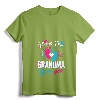 Women's Pink Or Blue Grandma Loves You Gender Reveal Baby Shower V-Neck T-Shirt - Supportive Grandma-to-Be Apparel for Gender Reveal Party and Pregnancy Announcements
