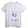 Women's Pink Or Blue Grandma Loves You Gender Reveal Baby Shower V-Neck T-Shirt - Supportive Grandma-to-Be Apparel for Gender Reveal Party and Pregnancy Announcements