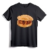 Funny Sloppy Joe Beef Sandwich Lover Halloween Costume Food T-Shirt - Comfort Food Apparel for Foodies, Retro Menu Tee for Halloween