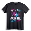 Pink Or Blue Auntie Loves You Gender Reveal Baby Party Day T-Shirt - Cute Auntie Niece Nephew Love Shirt for Baby Shower or Gender Reveal Celebration