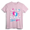 Pink Or Blue Auntie Loves You Gender Reveal Baby Party Day T-Shirt - Cute Auntie Niece Nephew Love Shirt for Baby Shower or Gender Reveal Celebration