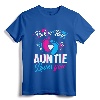 Pink Or Blue Auntie Loves You Gender Reveal Baby Party Day T-Shirt - Cute Auntie Niece Nephew Love Shirt for Baby Shower or Gender Reveal Celebration