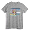 Vintage Brown Trout Colorado Flag Fly Fishing T-Shirt for Men - Distressed Colorado Flag Design, Perfect for Trout Fishermen