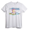 Vintage Brown Trout Colorado Flag Fly Fishing T-Shirt for Men - Distressed Colorado Flag Design, Perfect for Trout Fishermen
