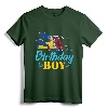 Birthday Boy Airplanes Party Gift Decorations Supplies Kids T-Shirt - Airplane Themed Birthday Party Apparel for Boys and Aviation Enthusiasts