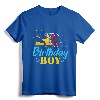 Birthday Boy Airplanes Party Gift Decorations Supplies Kids T-Shirt - Airplane Themed Birthday Party Apparel for Boys and Aviation Enthusiasts
