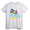 Birthday Boy Airplanes Party Gift Decorations Supplies Kids T-Shirt - Airplane Themed Birthday Party Apparel for Boys and Aviation Enthusiasts