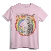 Star Wars Retro Rainbow Chewbacca The Wookiee T-Shirt - Official Licensed Tee with Classic Fit and Double-Needle Sleeve