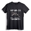 My AR-15 Self-Identifies As A Musket T-Shirt - Vintage Gun Lover Tee for Patriotic Americans