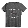 My AR-15 Self-Identifies As A Musket T-Shirt - Vintage Gun Lover Tee for Patriotic Americans
