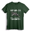 My AR-15 Self-Identifies As A Musket T-Shirt - Vintage Gun Lover Tee for Patriotic Americans