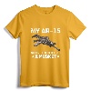 My AR-15 Self-Identifies As A Musket T-Shirt - Vintage Gun Lover Tee for Patriotic Americans