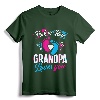 Pink Or Blue Grandpa Loves You T Shirt Gender Reveal Baby T-Shirt - Cute Family Gender Reveal Party Attire for New Grandparents