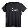Ark Crypto T-Shirt - Distressed ARK Logo in White Premium Jersey Fabric Tee for Men and Women