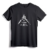 Ark Crypto Logo - White Distressed ARK Logo Long Sleeve T-Shirt | Blockchain Cryptocurrency Apparel for ARK Coin Enthusiasts