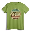 Vintage Circle Retro Faded Kyusses 1987 Rock 80s Tee - Distressed Retro Music T-Shirt for Men and Women