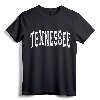 Tennessee TN Vintage Style White Text T-Shirt - Classic Fit Lightweight Tee for Tennesseean Roots and Pride