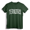 Tennessee TN Vintage Style White Text T-Shirt - Classic Fit Lightweight Tee for Tennesseean Roots and Pride