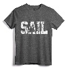 Sail Sailing Gift T-Shirt - Lightweight Nautical Theme Tee for Boating Enthusiasts and Sailors