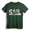 Sail Sailing Gift T-Shirt - Lightweight Nautical Theme Tee for Boating Enthusiasts and Sailors