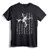 USA Flag FPV Drone Freestyle Race Quadcopter Pilot - ON BACK T-Shirt - Funny Licensed UAV Pilot Tee for FPV Racing Enthusiasts
