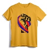 Armenian Pride Flag Fist Resist T-Shirt - Lightweight Armenian Genocide Awareness Tee for Men Women Kids