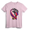 Armenian Pride Flag Fist Resist T-Shirt - Lightweight Armenian Genocide Awareness Tee for Men Women Kids